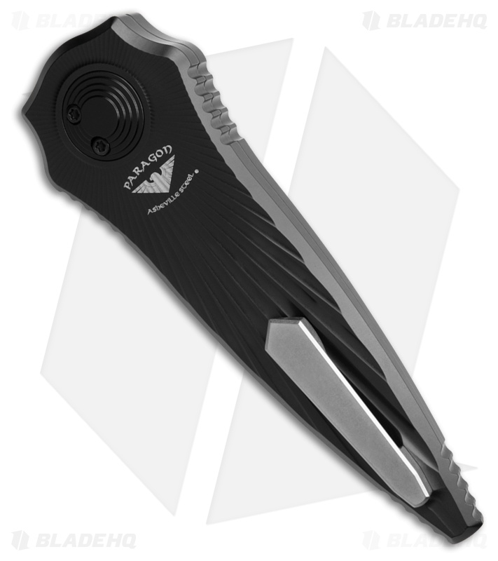 Paragon Warlock Folding Knife Black Starburst (3.9" Distressed)