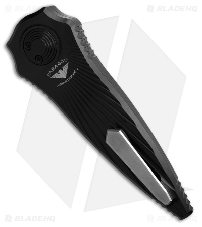 Paragon Warlock Folding Knife Black Starburst (3.9" Satin)