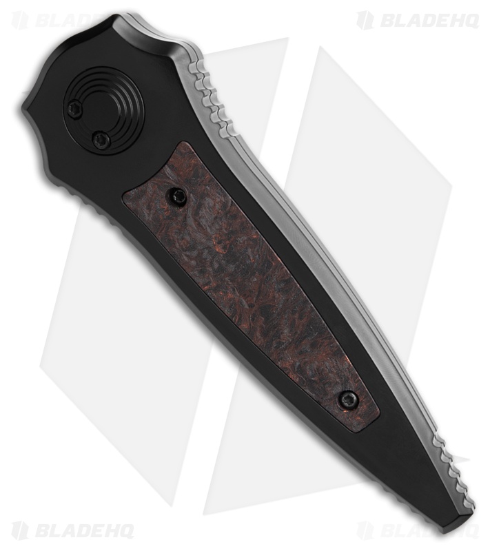 Paragon Warlock Folding Knife G-10 Frost Inserts Black