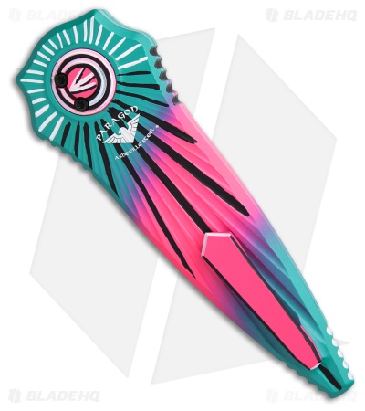 Paragon Warlock Folding Knife Miami Vice Starburst (3.9" Miami Vice)