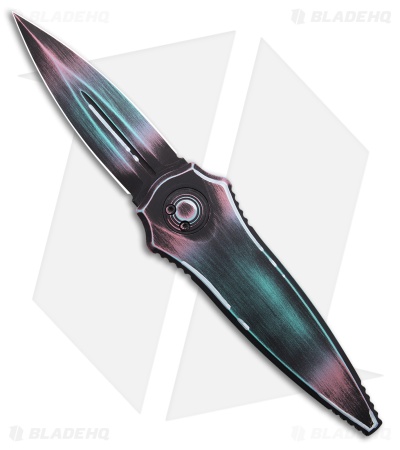 Paragon Warlock Folding Knife Psycho Aluminum (3.9" Psycho Tooth Grind Solid)