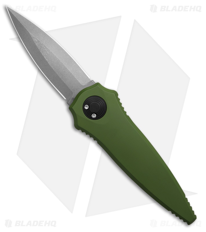 Paragon Warlock Folding Knife Smooth Cerakote Green