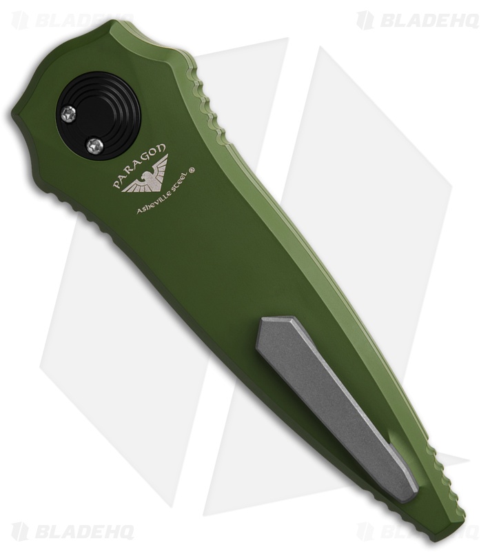 Paragon Warlock Folding Knife Smooth Cerakote Green
