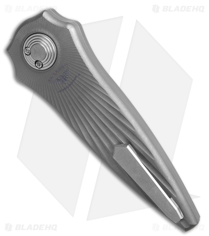 Paragon Warlock Folding Knife Titanium Starburst (3.9" Stonewash)