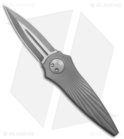 Paragon Warlock Folding Knife Titanium Starburst (3.9" Stonewash)