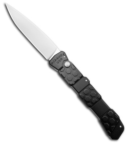 Piranha 21 Tactical Automatic Knife Black (3.375" Mirror) P-21BK