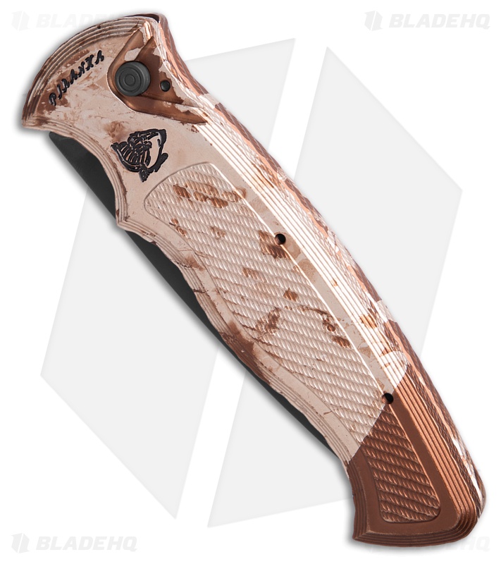 Piranha Velocity Automatic Knife Camo Aluminum (3.1" Black Serr)