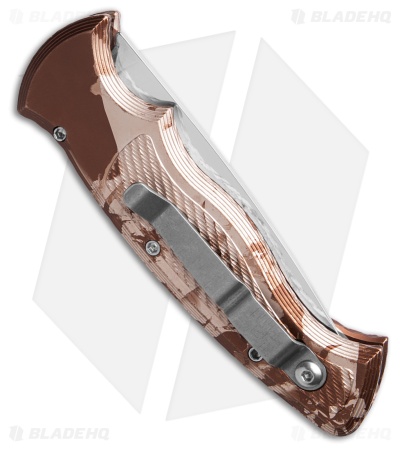Piranha Velocity Automatic Knife Camo Aluminum (3.1" Mirror Serr)