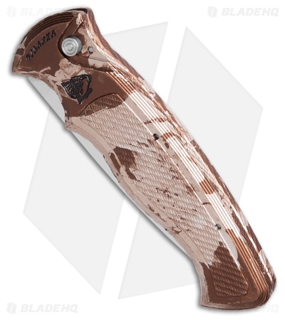 Piranha Velocity Automatic Knife Camo Aluminum (3.1" Mirror Serr)