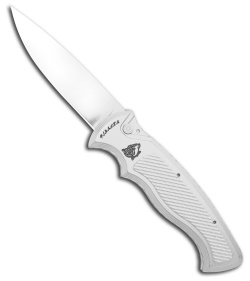 Piranha Velocity Automatic Knife Silver Aluminum (3.1" Mirror)