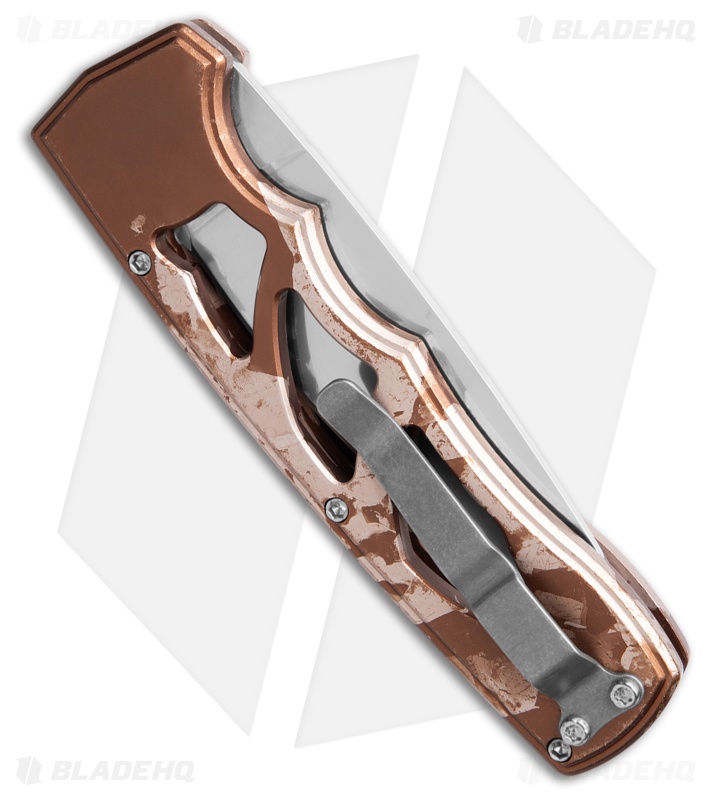 Piranha MagnaRaptor Automatic Knife Camo Aluminum (3.4" Satin)