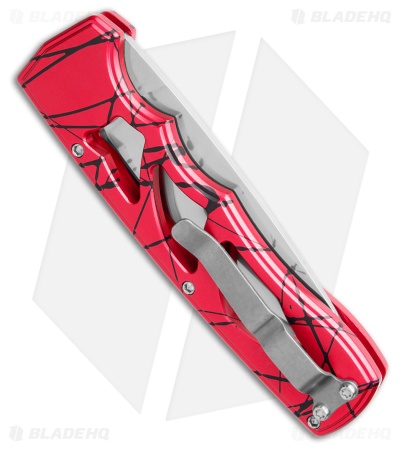 Piranha MagnaRaptor Automatic Knife Pink Aluminum (3.4" Satin)