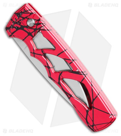 Piranha MagnaRaptor Automatic Knife Pink Aluminum (3.4" Satin)