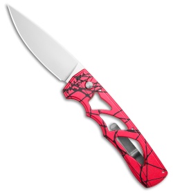 Piranha MagnaRaptor Automatic Knife Pink Aluminum (3.4" Satin)