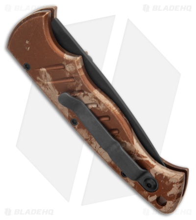 Piranha Automatic Pocket Knife Desert Camo (3.2" Black Plain)