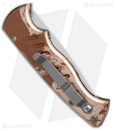 Piranha P-1 Pocket Desert Camo Automatic Knife (3.2" Mirror Plain)