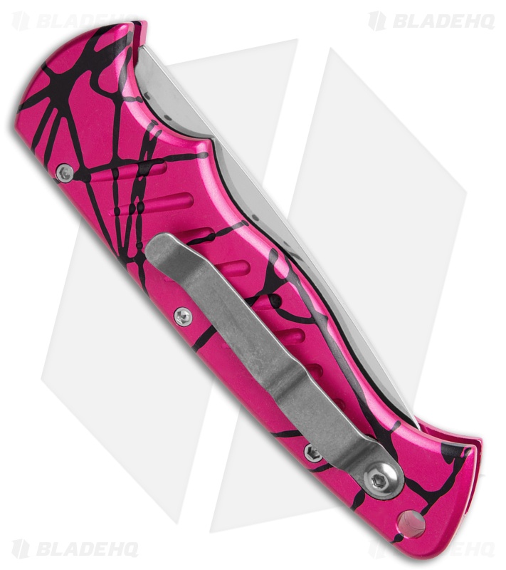 Piranha P1-PK Pocket Automatic Knife Hot Pink (3.2" Mirror)
