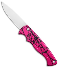 Piranha P1-PK Pocket Automatic Knife Hot Pink (3.2" Mirror)