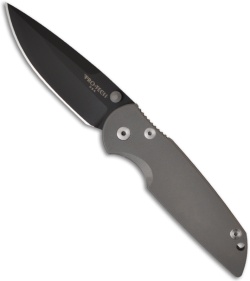 Pro-Tech TR-3 Integrity Frame Lock Knife Titanium (3.5" Black) 7703