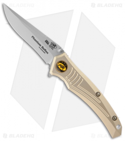 Randall King Phantom Reflex Gold Spring Assisted Knife (3.25" Bead Blast Plain)