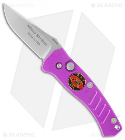 Randall King Micro Striker Plum Automatic Knife (2" Bead Blast Plain)