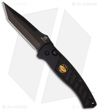 Randall King Tactical Large Swift Striker I Auto Tanto Knife (3.875" Black Serr)