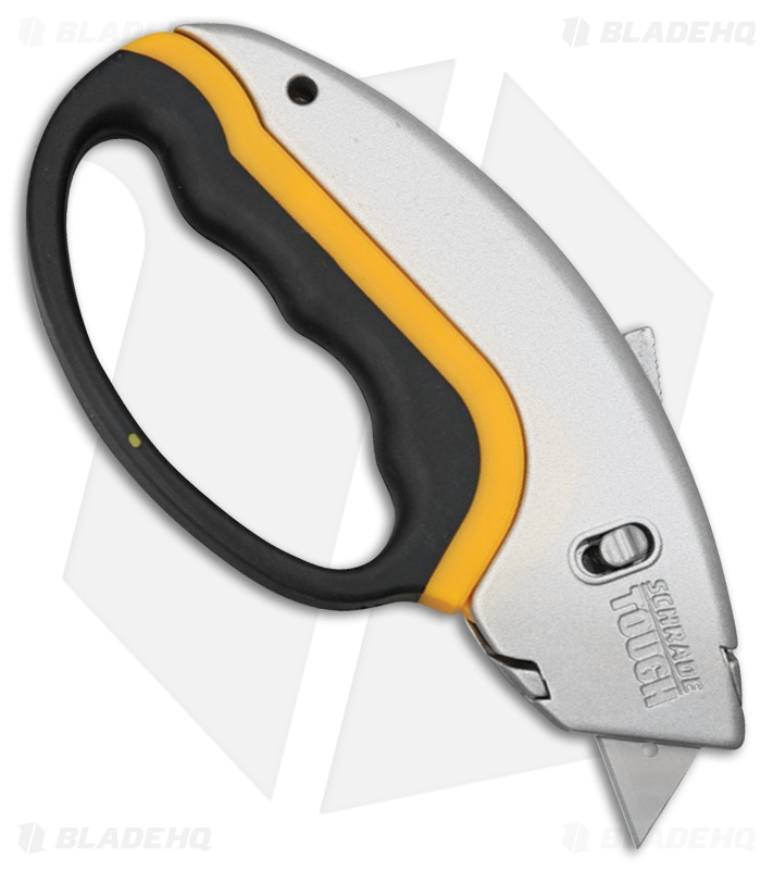 Schrade Box Cutter Utility Knife Gray Aluminum (0.25" Satin)