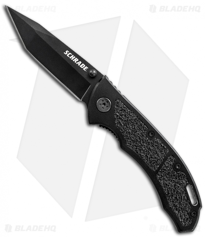 Schrade Tactical Tanto Liner Lock Knife (3.1" Black) SCH201T