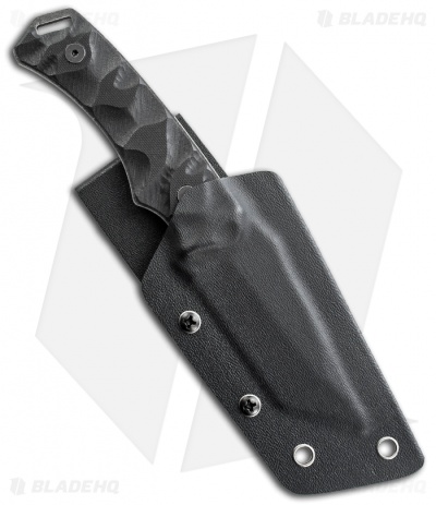 Schrade SCHF15 Knife Modified Tanto Fixed Blade (3.4" Black Plain)