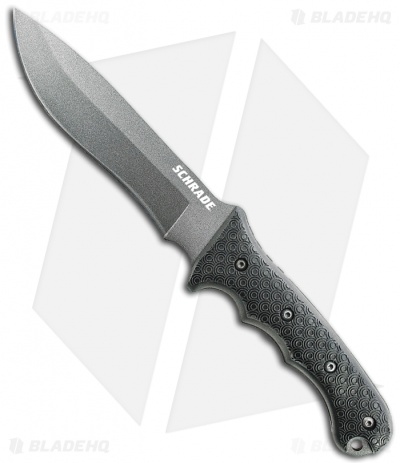 Schrade Extreme Survival Fixed Blade Knife (6.4" Black) SCHF9