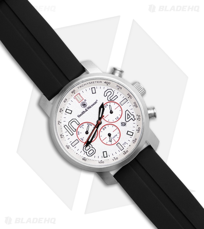 Smith & Wesson White Tritium Chronograph Watch
