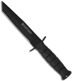 Smith & Wesson Search & Rescue Tanto Fixed Blade Knife (5.9" Black) CKSURT