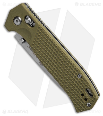Smith & Wesson 24/7 Crossbar Lock Knife Green Polymer (3.50" Satin)