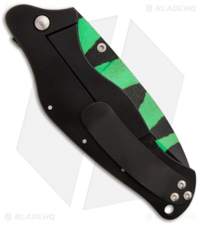 Sniper Bladeworks Mini LPC Framelock Folder Knife Green G-10 (3.3" Green/Black)