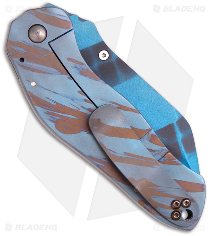 Sniper Bladeworks Mini DH Dark Hallow Framelock Folder Oreo G-10 (3.25" Plain)