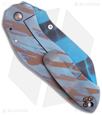 Sniper Bladeworks Mini DH Dark Hallow Framelock Folder Oreo G-10 (3.25" Plain)