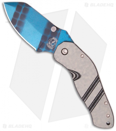 Sniper Bladeworks Mini DH Dark Hallow Framelock Folder Oreo G-10 (3.25" Plain)