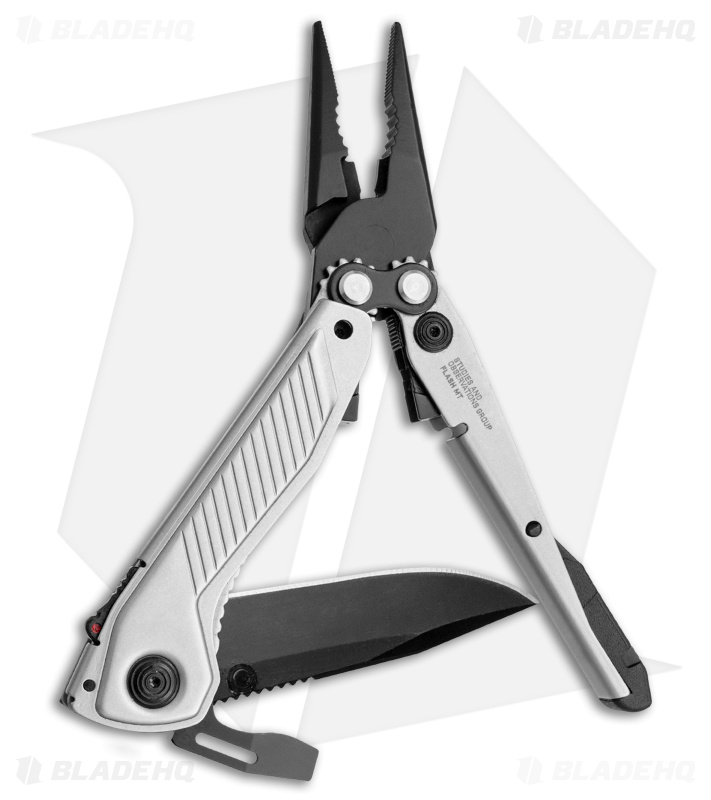 SOG Flash MT 7-in-1 Multi-Tool (Silver/Black) - Blade HQ