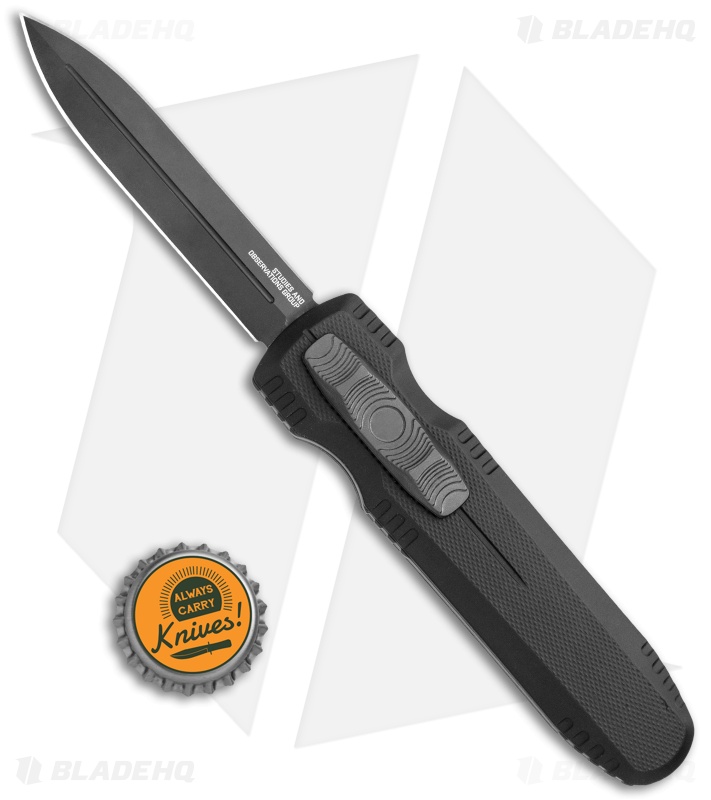 SOG Knives Pentagon OTF Automatic Dagger Knife Black (3.8" Black)