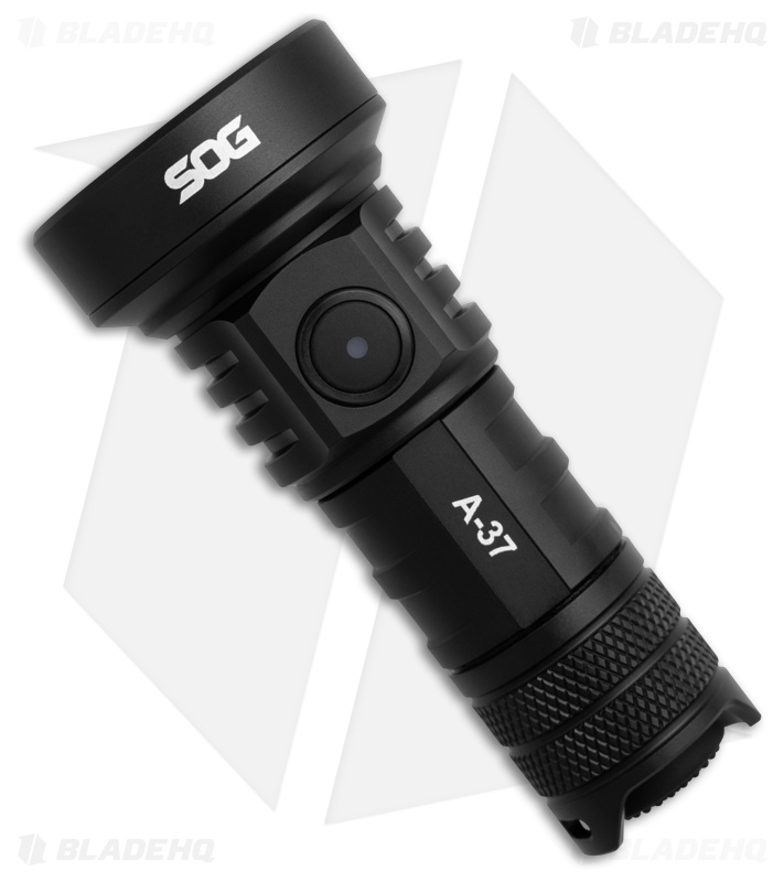SOG A-37 Black Aluminum Flashlight (1320 Lumens)