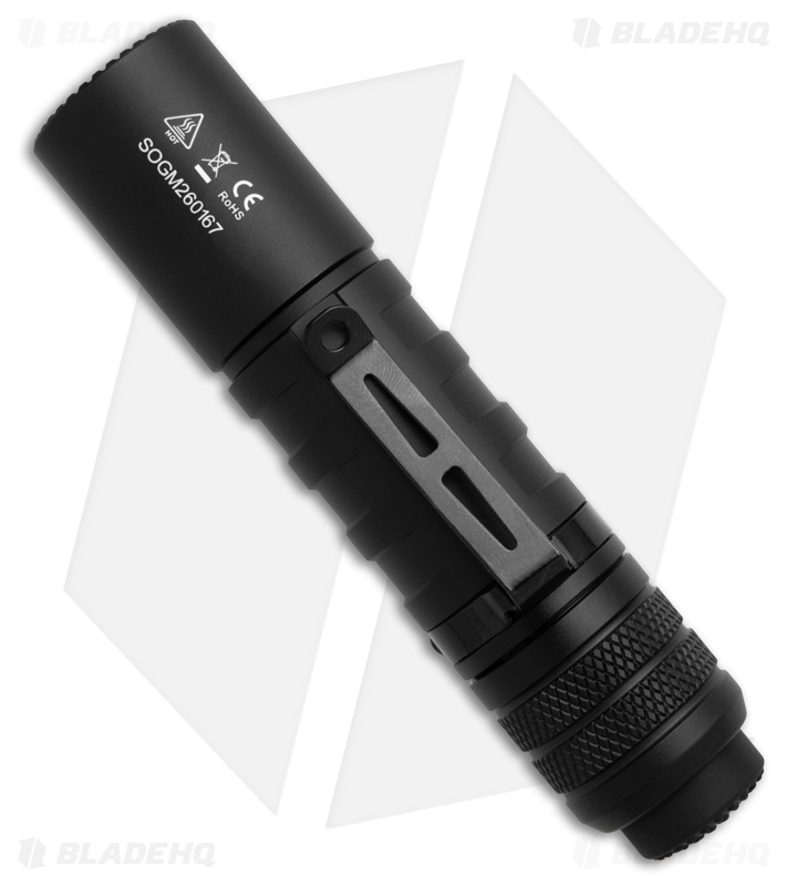 SOG M-26 Black Aluminum Flashlight (1300 Lumens)