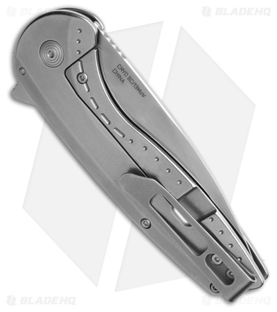 SOG Aegis FLK 2.0 Frame Lock Knife Gray Steel (3.5" Stonewash)