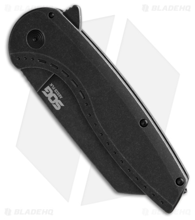 SOG Aegis FLK 2.0 Wharncliffe Frame Lock Knife Black Steel (3.5" Black)