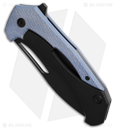 SOG Bulwark FL Frame Lock Knife Blue/Black Micarta (3" Black)