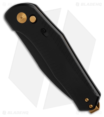 SOG Diverge AU Automatic Knife Black Aluminum (3" Black PVD D2)