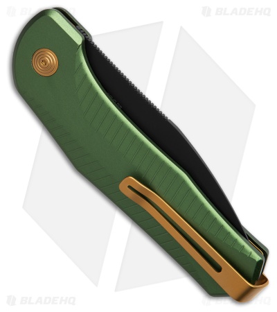 SOG Diverge AU Automatic Knife Green Aluminum (3" Black PVD D2)