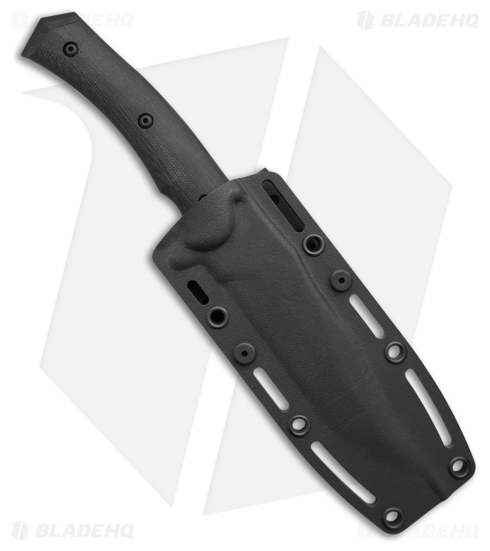 SOG SEAL Commander Fixed Blade Knife Black Micarta (5.25" Black PVD)
