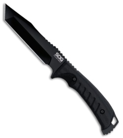 Sog SOG Pillar Tanto Fixed Blade Knife Black Micarta (5" Black Ion) SOG-UF2001-BX - $239.99 at Blade HQ