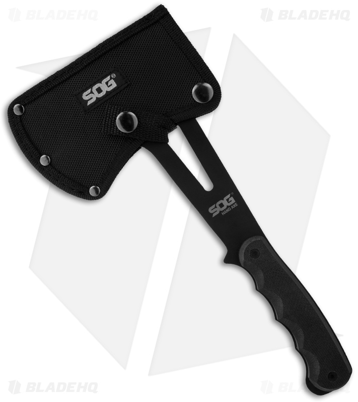 SOG Hand Axe w/ Nylon Sheath (Black) F09-N - Blade HQ
