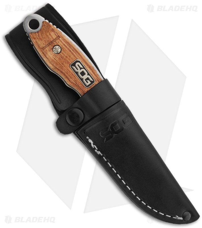 SOG Huntspoint Boning Fixed Blade Knife Wood (3.6" Satin) HT022L